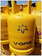 V-gas cilinder - large view
